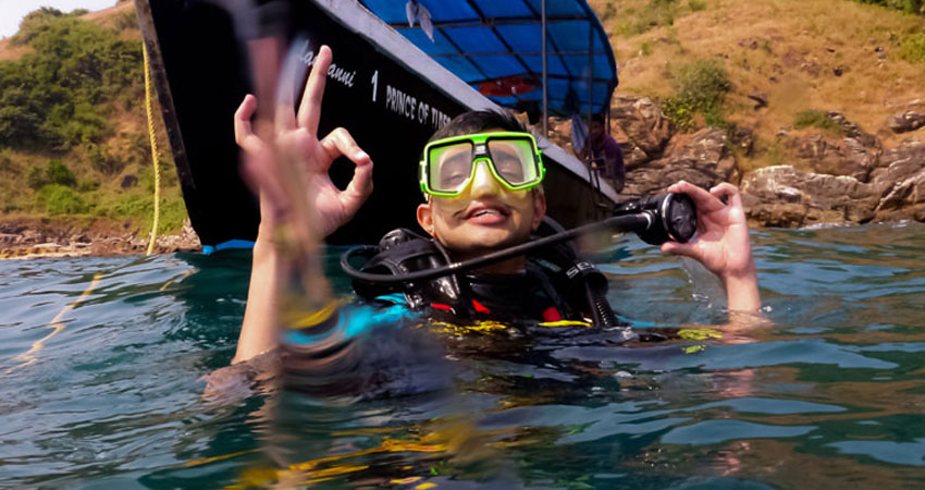 scuba diving in goa, cruises in goa